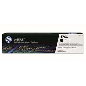 HP originál toner CE310AD, black, 1200str., HP 126A, HP LaserJet Pro CP1025, dual pack, 1000g, 2ks, O